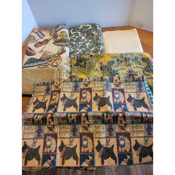 Lot of Fabric Scraps Crafting, Quilting, Sewing Projects Clothes DIY Home Decor - Picture 3 of 16